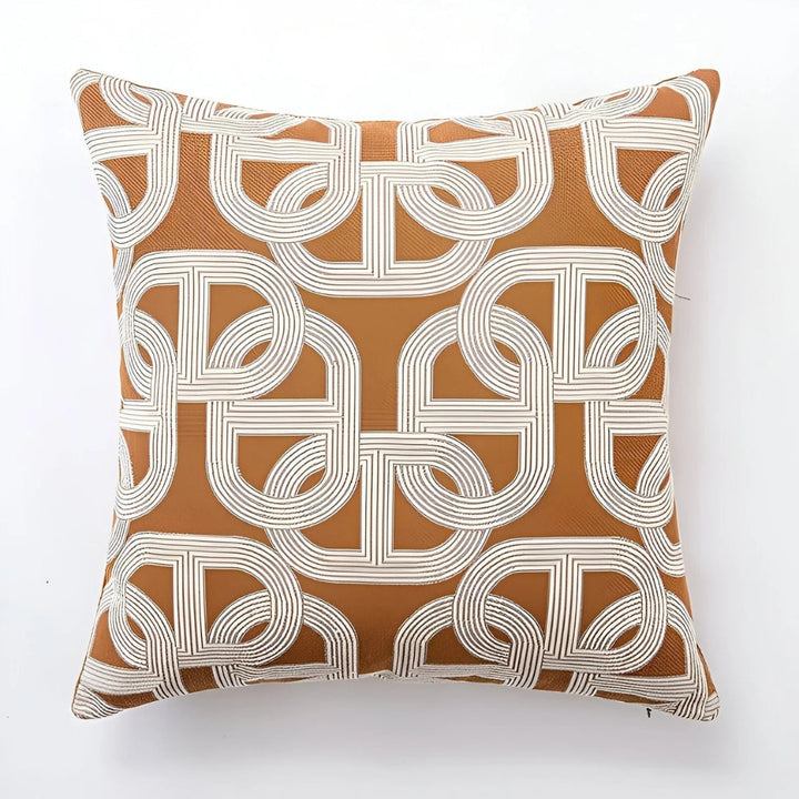 BowLift | Modern Interlock Pattern Cushion Cover