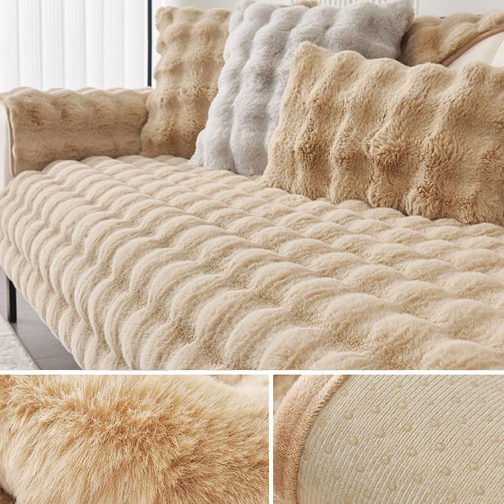 FurGuard • Thick Plush Dog Sofa Cover