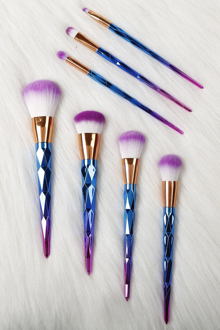 Rainbow Unicorn Brushes - 7 Piece Set | Bowlift