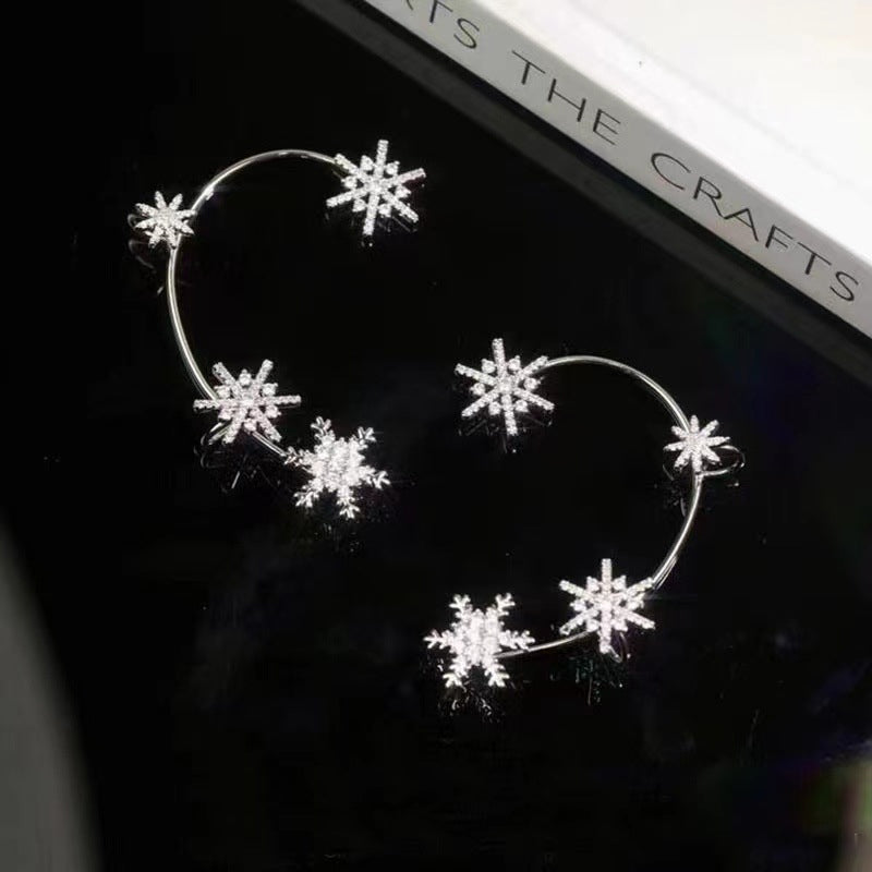 BowLift | Diamond And Zirconia Earrings Without Holes
