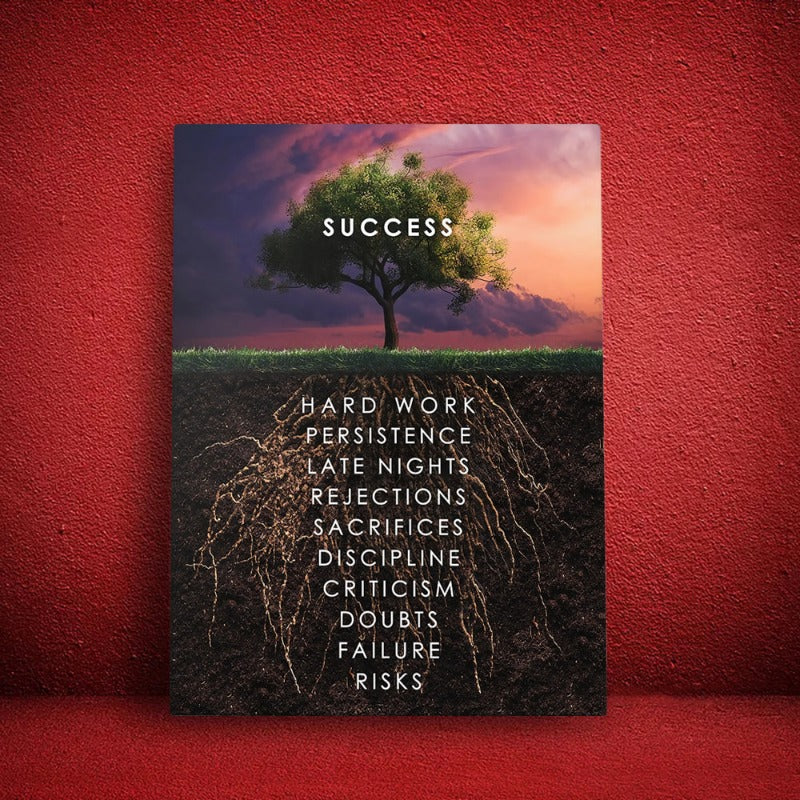 Success Canvas Wall Art