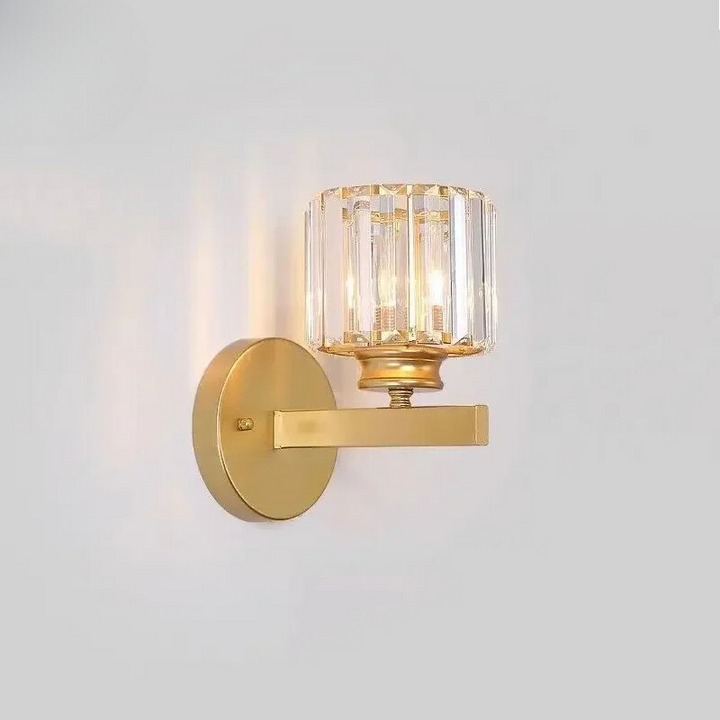 CrystalLuxe - Elegant Crystal LED Wall Lighting Bowlift