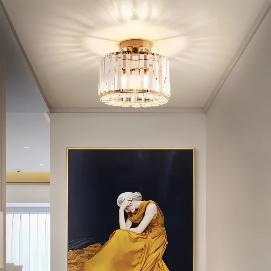 BowLift | Luxury Crystal Ceiling Lamp | Radiant Ceiling Lighting
