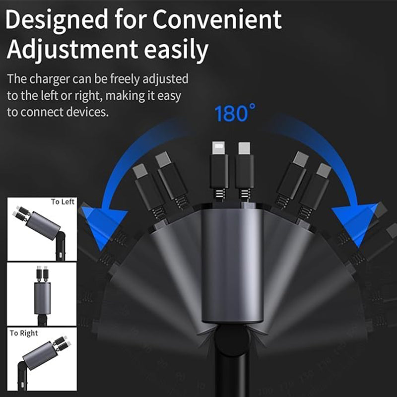 BowLift | 4 in 1 Fast Car Phone Charger