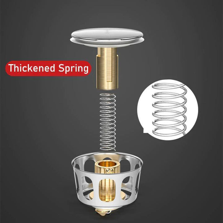 BowLift | Universal Stainless Steel Pop-up Drain Filter