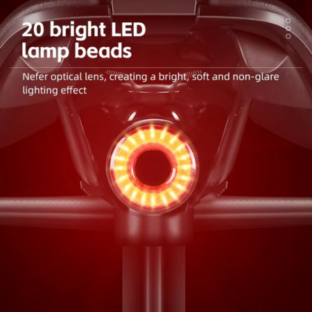BowLift | Smart Rechargeable Bike Tail Light with Brake Sensing and Waterproof Design