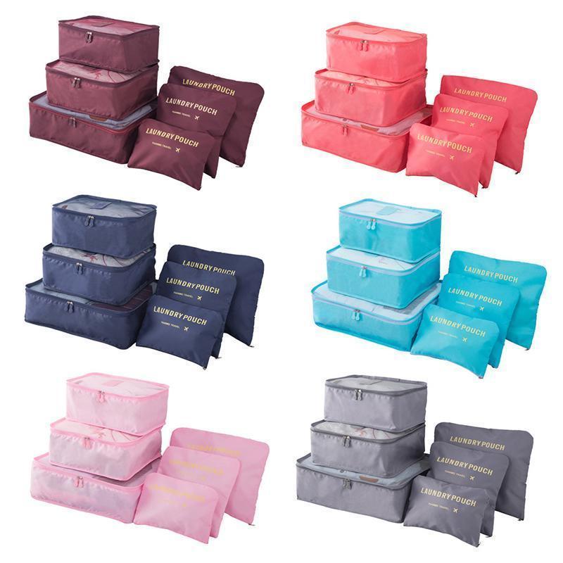 BowLift | 6 Piece Portable Luggage Packing Cubes