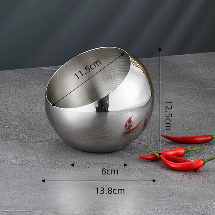 BowLift | Modern Arc Steel Fruit Bowl