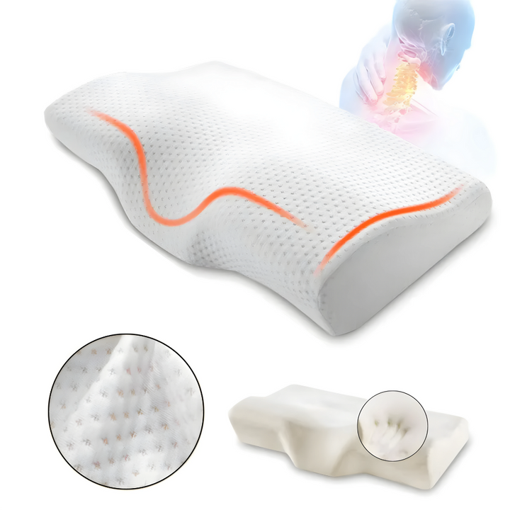 Orthopedic Memory Foam Neck Support Pillow Bowlift