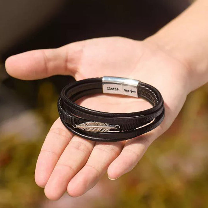 BowLift | Memorial Feather Men's Bracelet