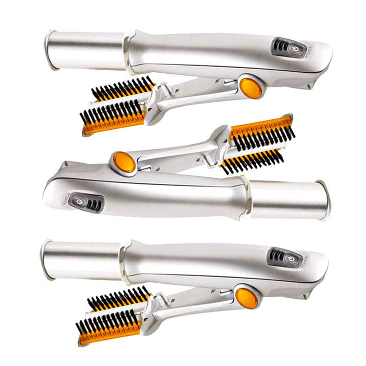 2-in-1 Rotating Hair Brush for Straightening and Styling