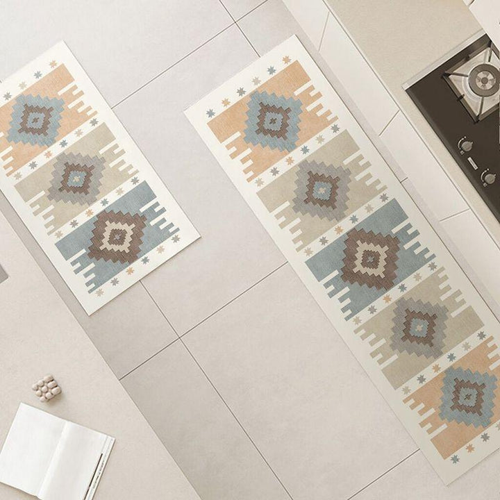 BowLift | Bohemian Style Geometric Non-Slip Kitchen Mat