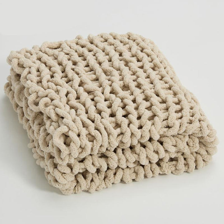 BowLift | Cozy Chenille Chunky Knit Blanket Throw