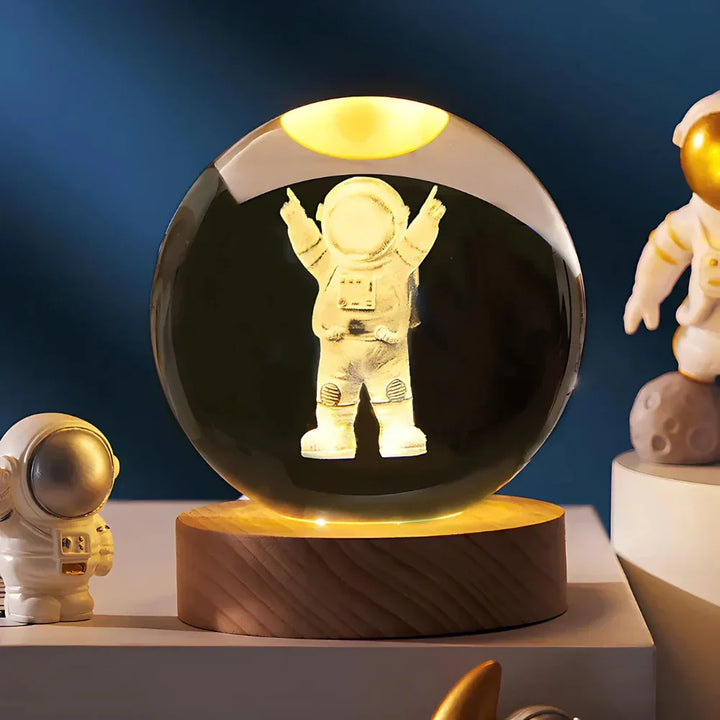 BowLift | 3D Engraved Crystal Sphere - Celestia