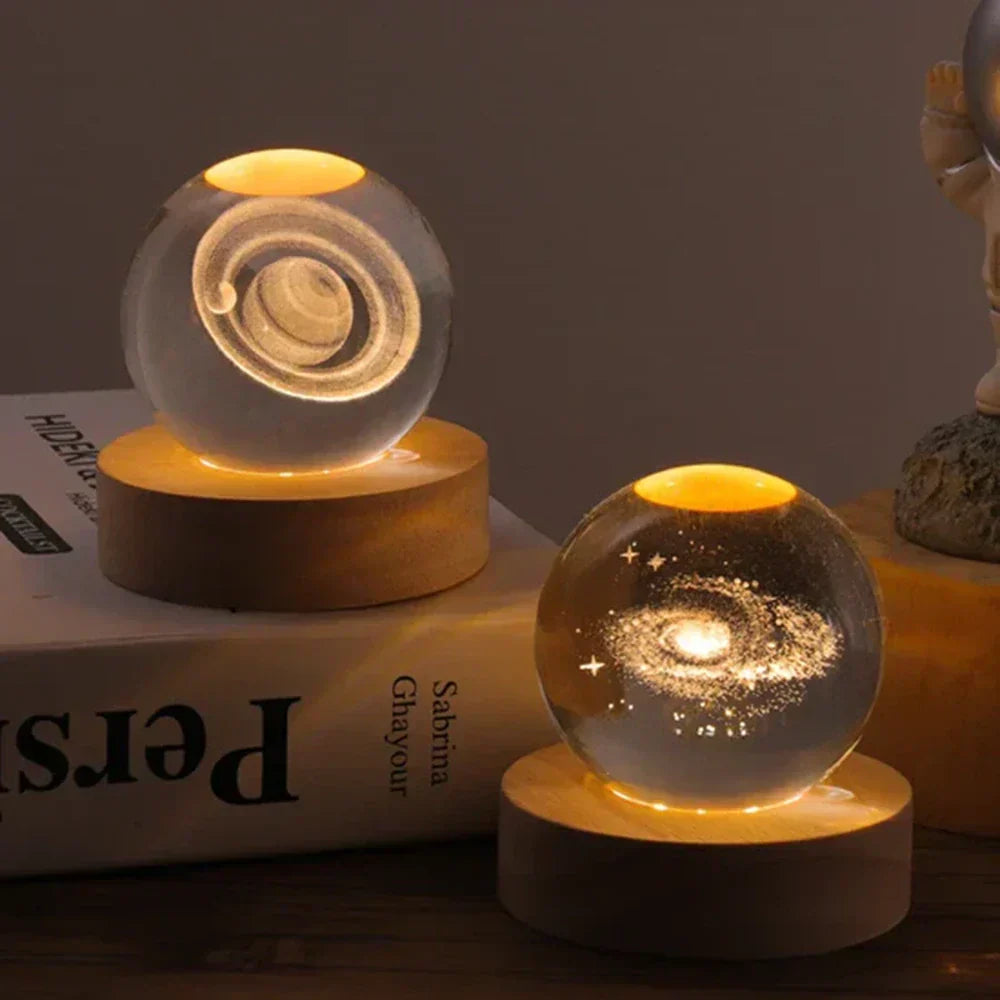 BowLift | 3D Engraved Crystal Sphere - Celestia