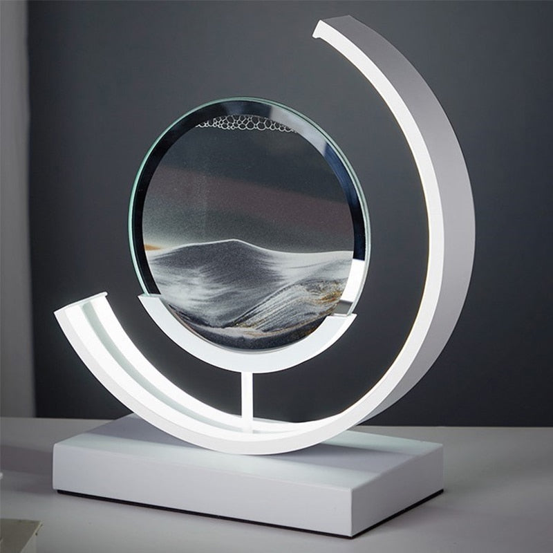 BowLift | 3D Sand Shell Table Lamp - Abyss