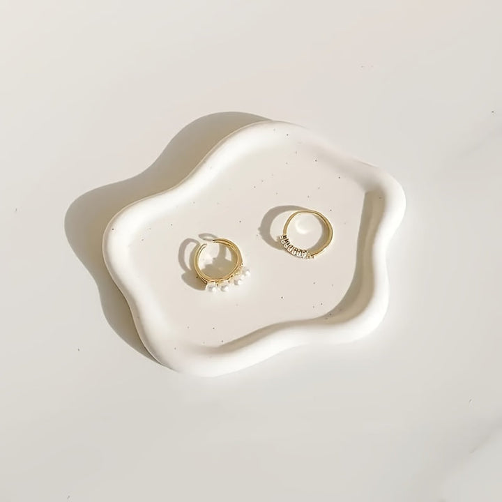CloudTray - Playful Ceramic Jewelry Tray for Stylish Organization Bowlift