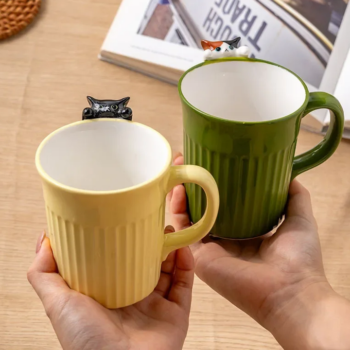 BowLift | Hanging in There Cat Ceramic Mug