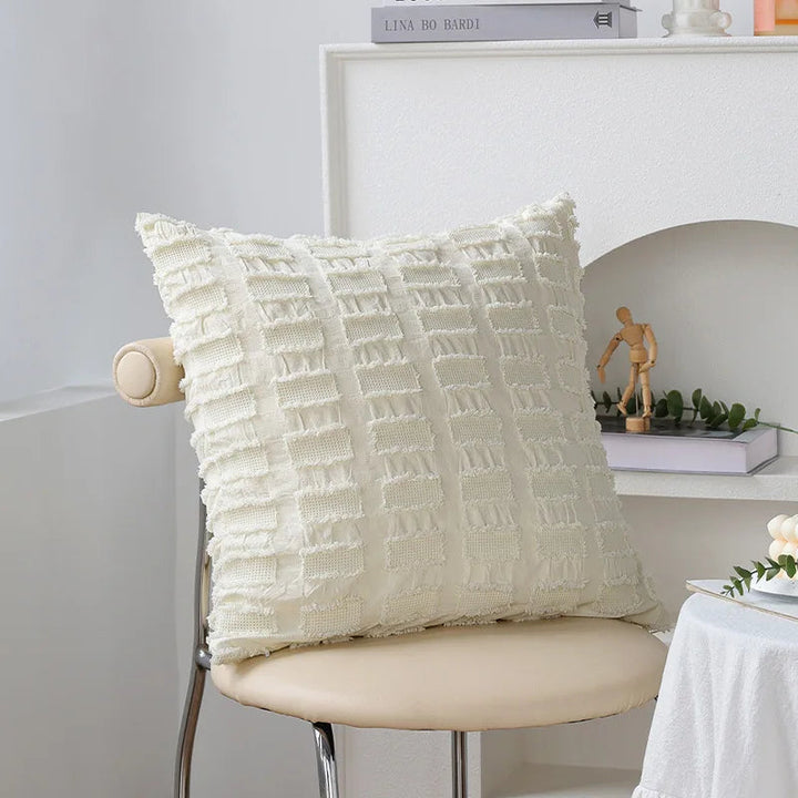 BowLift | Elegant Green Jacquard Decorative Pillow Cover