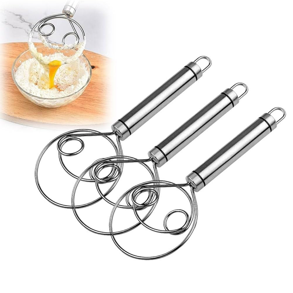 BowLift | Stainless Steel Magic Dough Whisk Bread Whisk