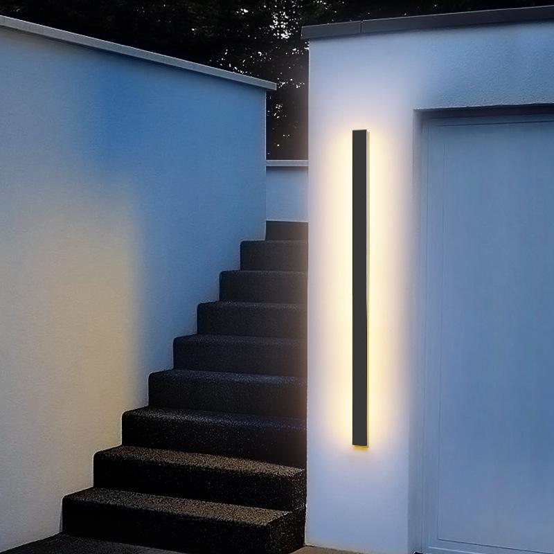BowLift | Modern Black LED Wall Lighting for Garden and Terrace