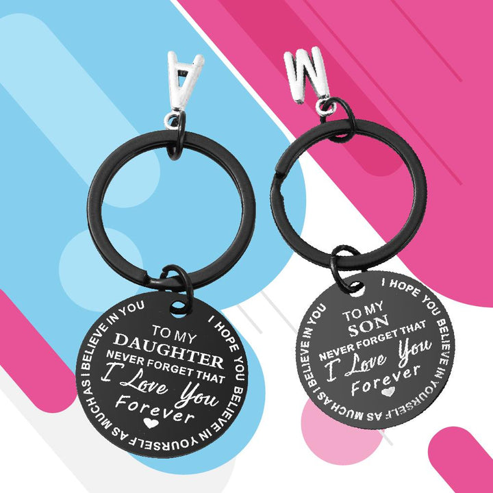 BowLift | To my son/daughter keychain (BLACK)