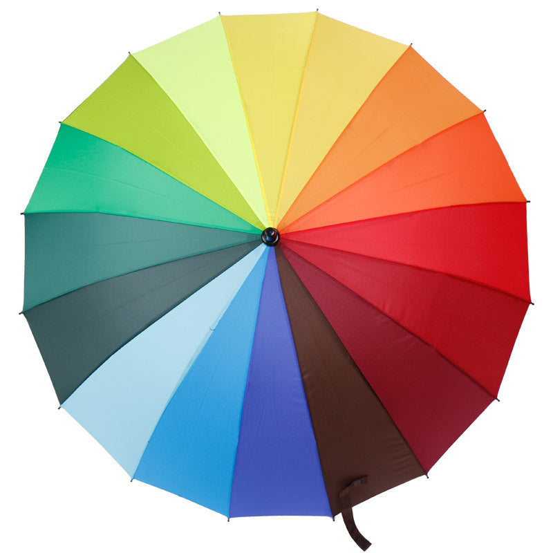 Women's automatic and windproof umbrella with ergonomic handle Bowlift