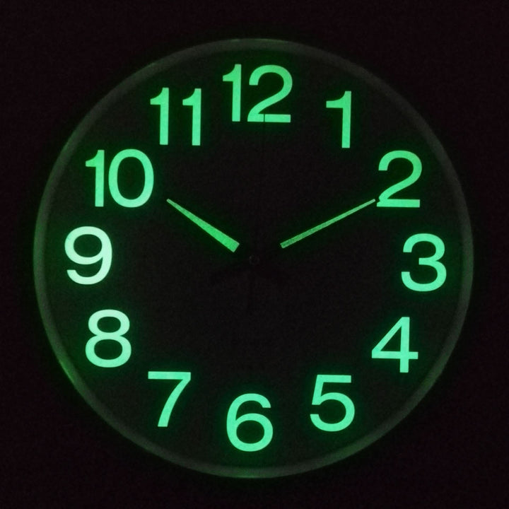 BowLift | Silent LED Wall Clock 12" for Classroom