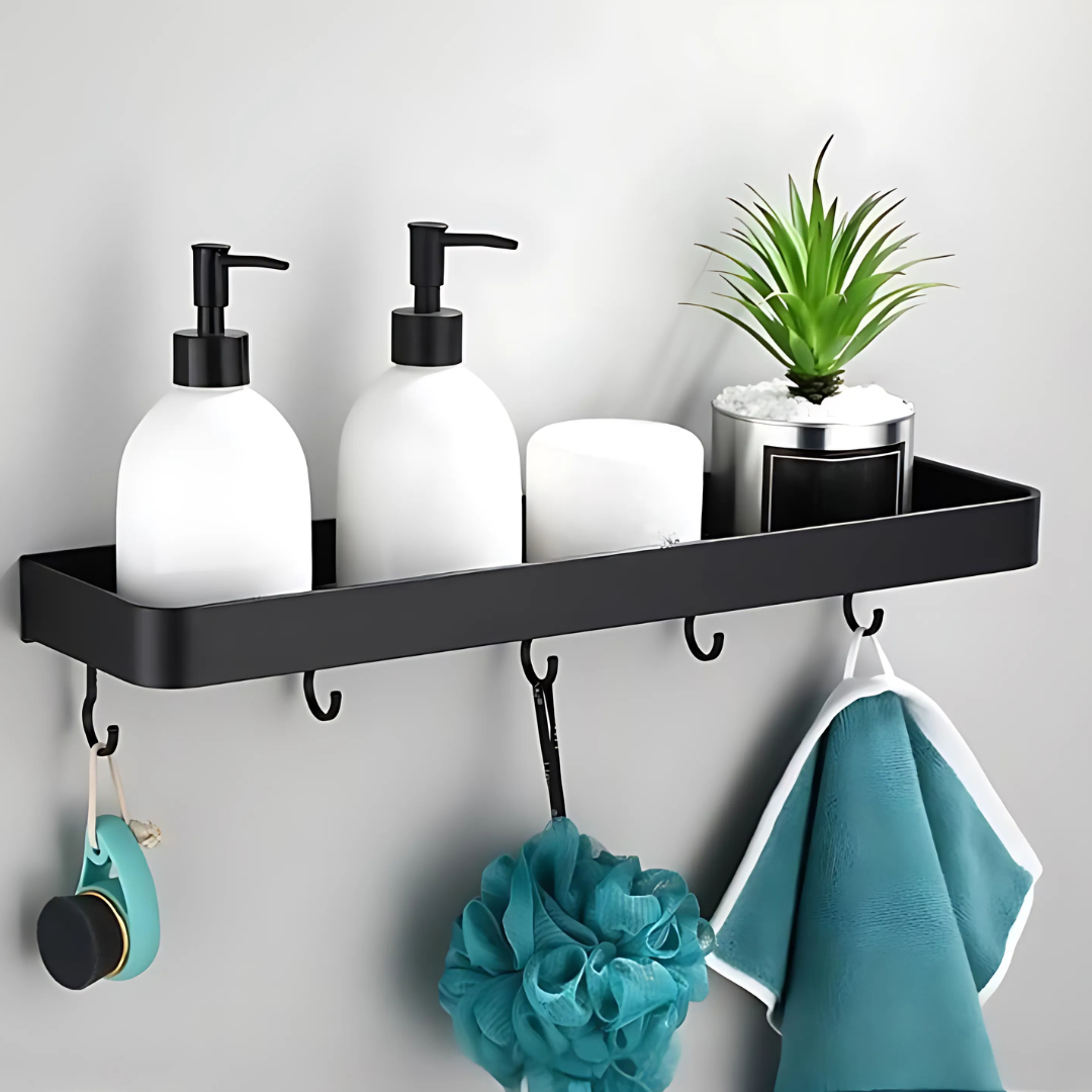 BowLift | Metal Bathroom Wall Shelf Modern Storage