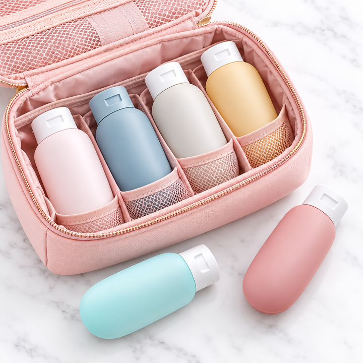 Travel Silicone Squeeze Bottle Refillable Toiletry Container Bowlift