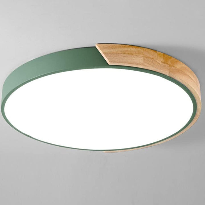 BowLift | LED Ceiling Light With Wooden Accent Frame