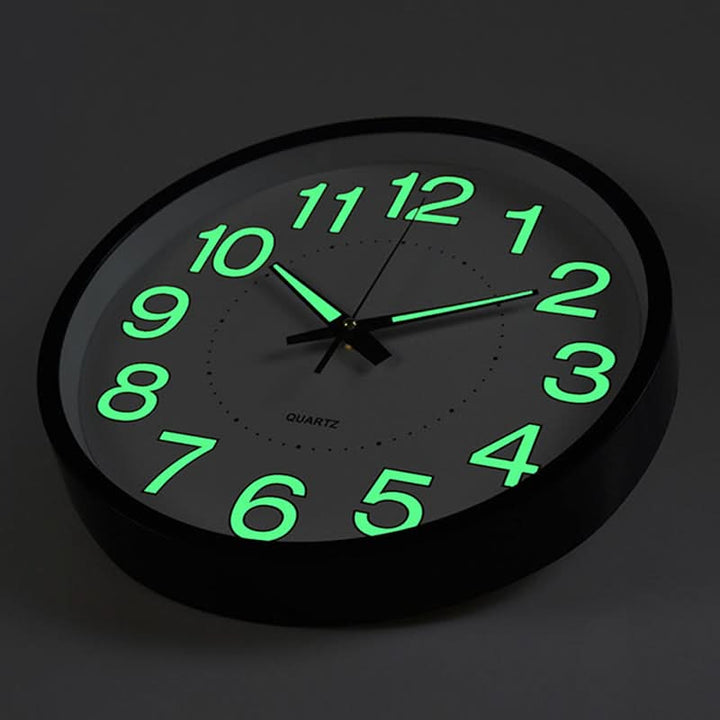 BowLift | Silent LED Wall Clock 12" for Classroom