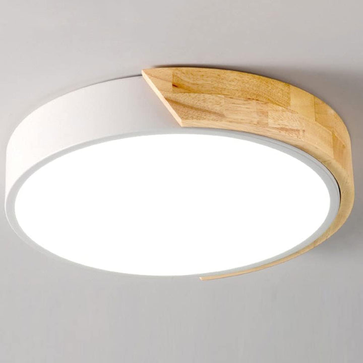 BowLift | LED Ceiling Light With Wooden Accent Frame