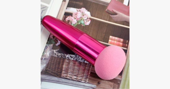 BowLift | Sponge Foundation Round Makeup Brush - Perfect for Naturally Looking Makeup