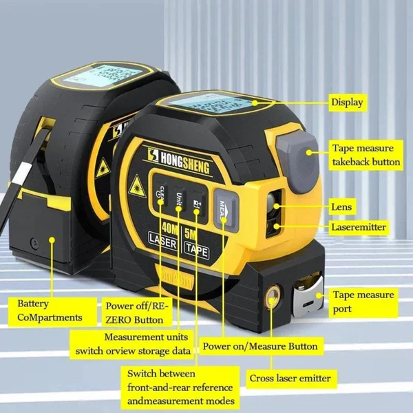 BowLift | 3-In-1 Infrared Laser Tape