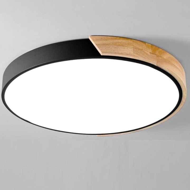 BowLift | LED Ceiling Light With Wooden Accent Frame