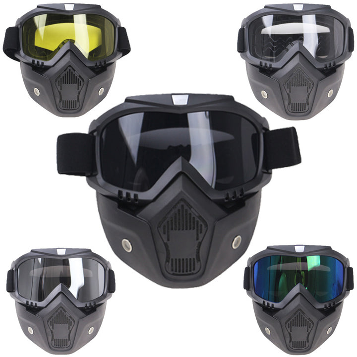 Dual-Lens Off-Road Motorcycle Goggles Bowlift