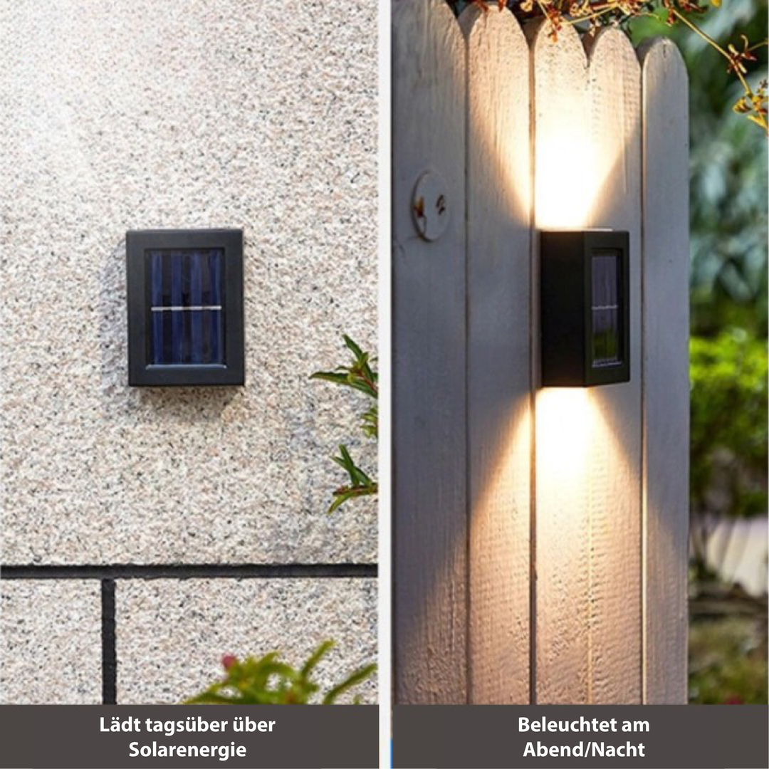 BowLift | Outdoor Solar LED Wall Light Modern