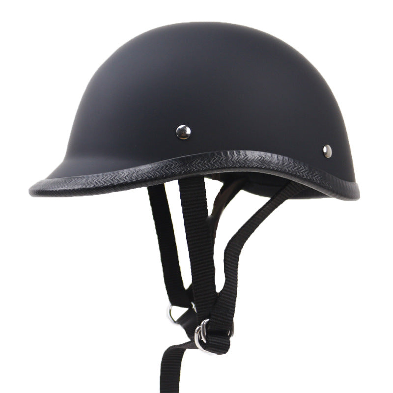 Classic Lightweight Motorcycle Safety Helmet Bowlift