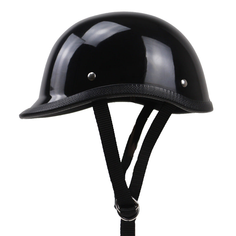 Classic Lightweight Motorcycle Safety Helmet Bowlift