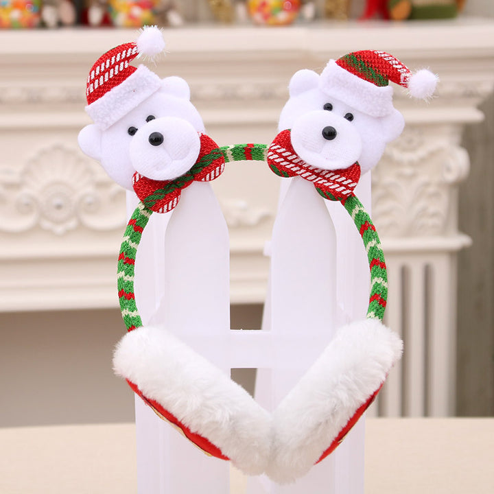 Holiday-Themed Plush Headband Bowlift