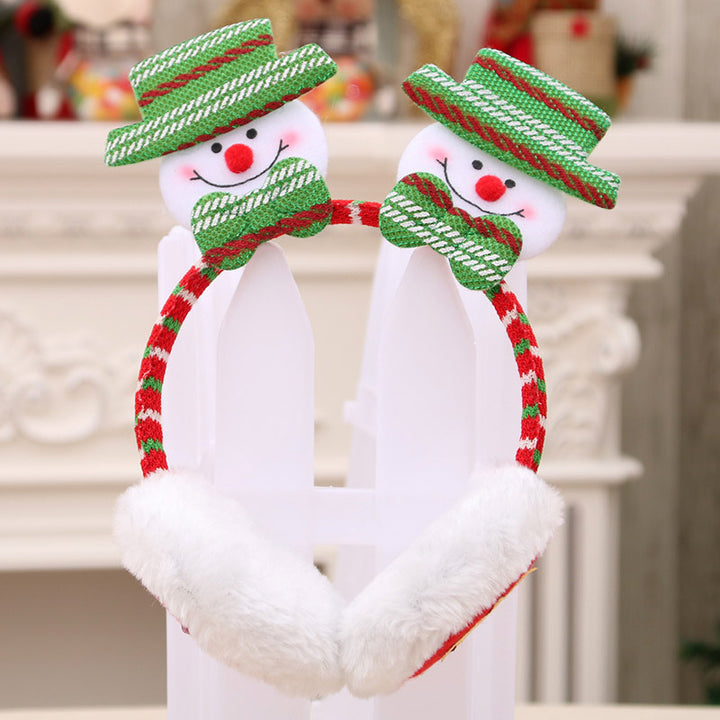 Holiday-Themed Plush Headband Bowlift