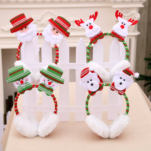 Holiday-Themed Plush Headband Bowlift