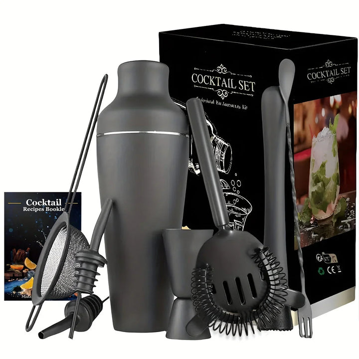 BowLift | Professional Cocktail Set – Stainless Steel Bartender Set for Perfect Drinks