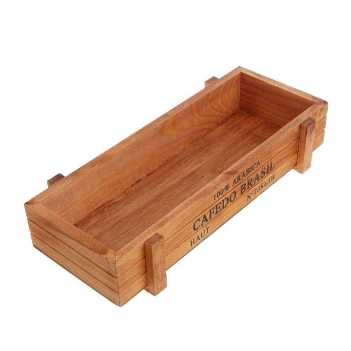 BowLift | Vintage Wooden Succulent Planter Box