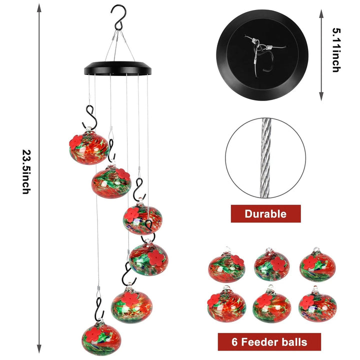 BowLift | New Charming Wind Chimes Hummingbird feeders Garden Decor