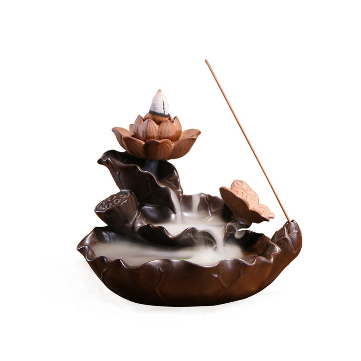 Lotus Flower Cascade Incense Holder