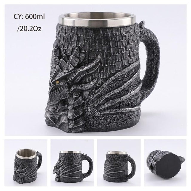 BowLift | Fantasy Adventure Resin / Stainless Steel Mug