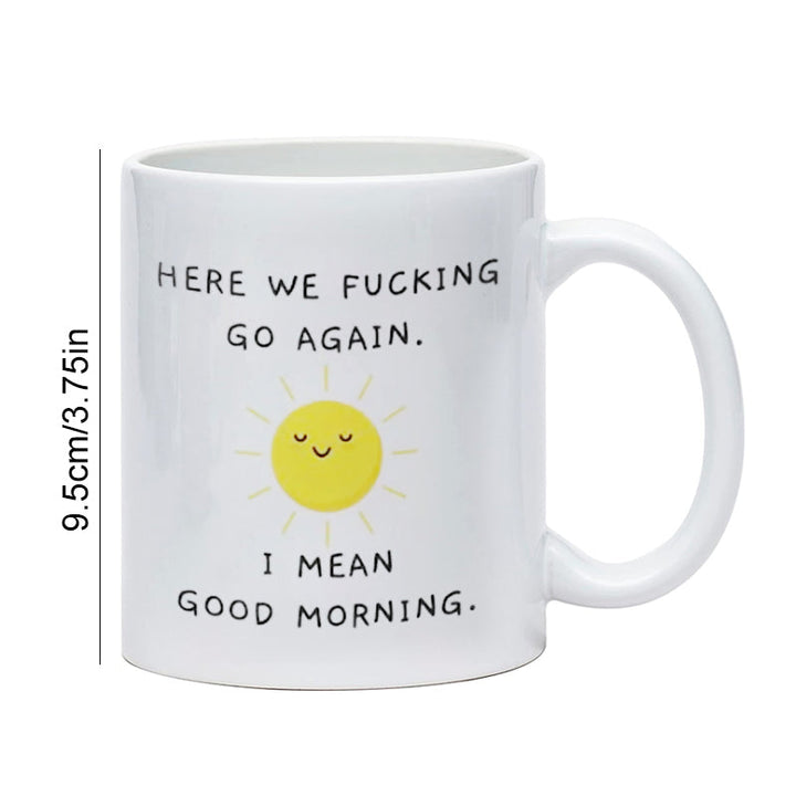 Ceramic Coffee Mug, Dishwasher and Microwave Safe, Gift for Coworkers