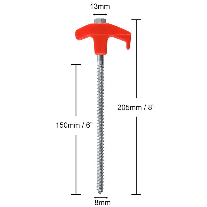 BowLift | Rotatable tent pegs with thread